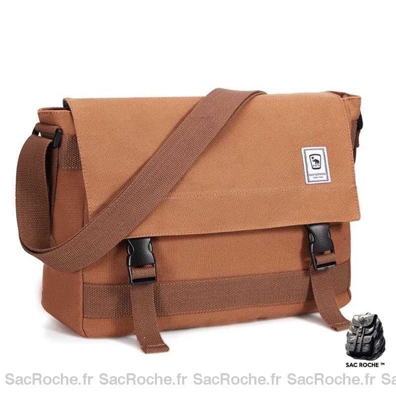 Besace Femme Marron Sac De Cours