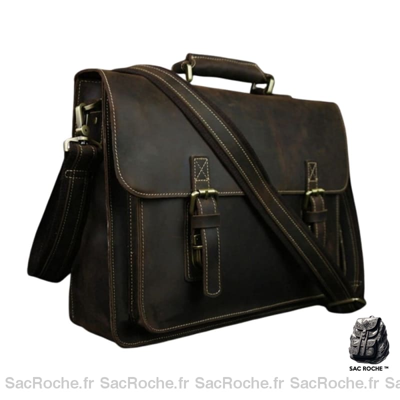 Cartable homme vintage - Mallette Sac