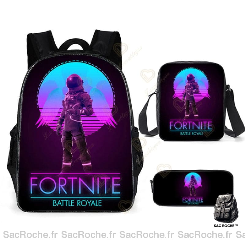 Ensemble Fortnite Sac À Dos Trousse 3 Pièces Sac Ado