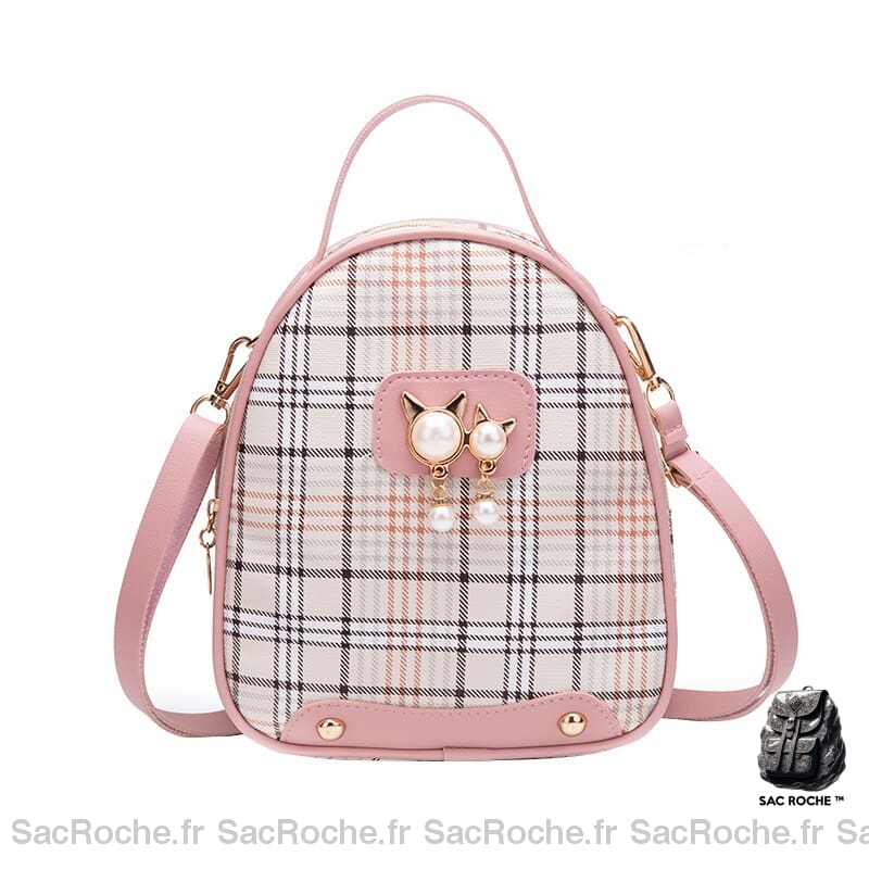 Mini Sac À Dos Femme Rose Petit Sac Dos Femme