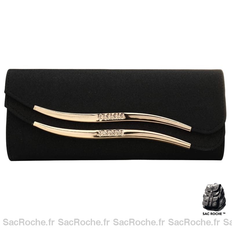 Pochette Femme Soirée Chic Noir Sac À Main Femme