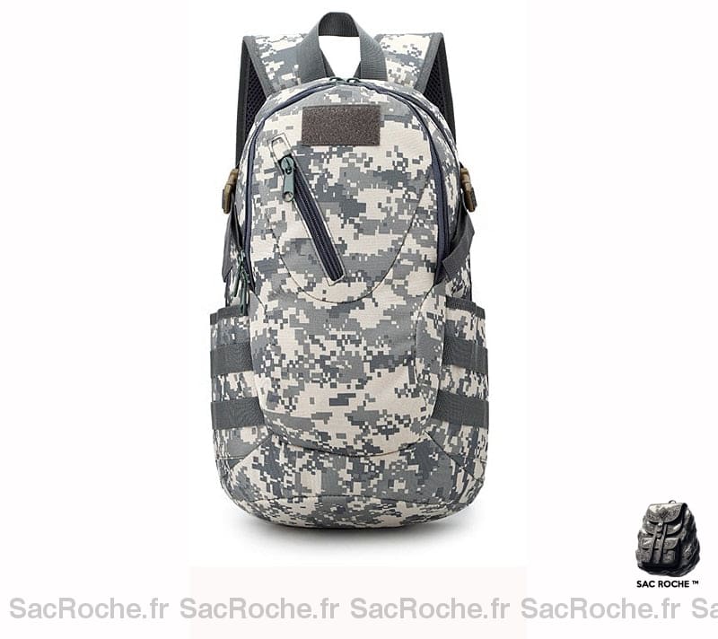 Sac À Dos Camouflage Gris Petit Sport