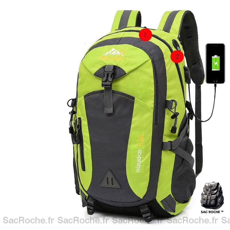 Sac À Dos Camping Usb Sport