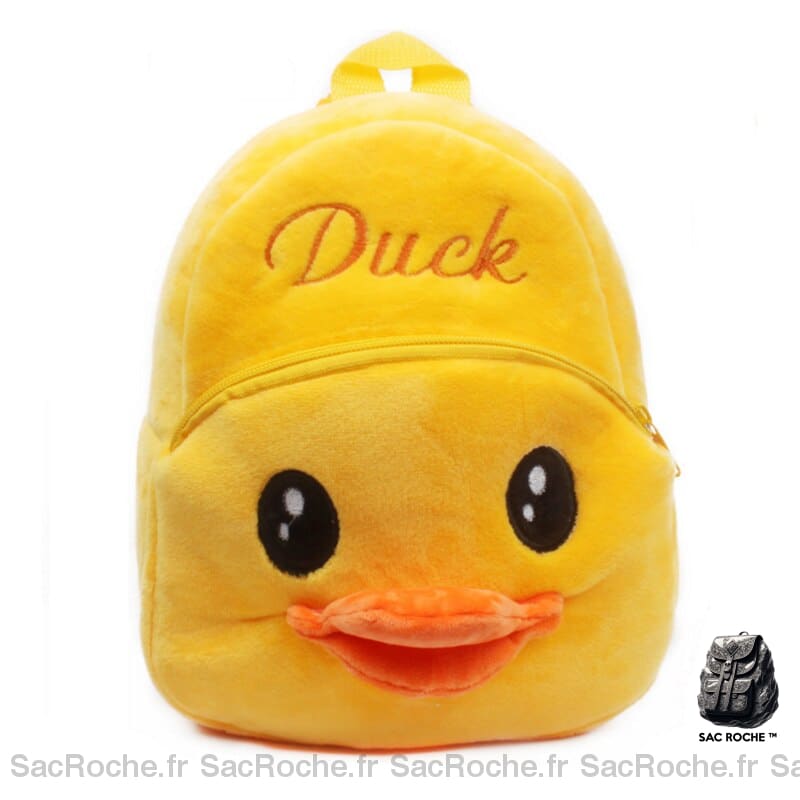 Sac à dos peluche petit canard jaune - Sac à dos scolaire Sac à dos