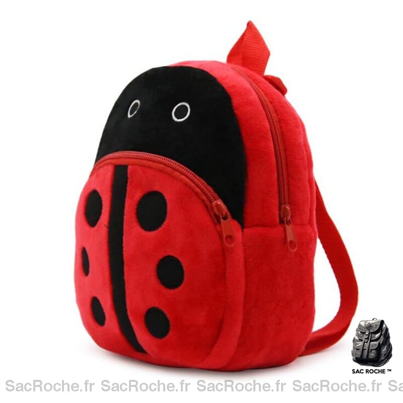 Sac à dos peluche coccinelle - Sac à dos scolaire Sac à dos