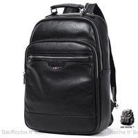 Sac À Dos Cuir Noir Homme Dos En Cuir