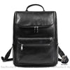 Sac à Dos Cuir Noir Homme - Ouverture Haut