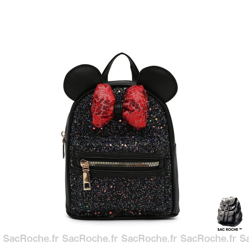 Sac À Dos Disney Noir Fille Enfant