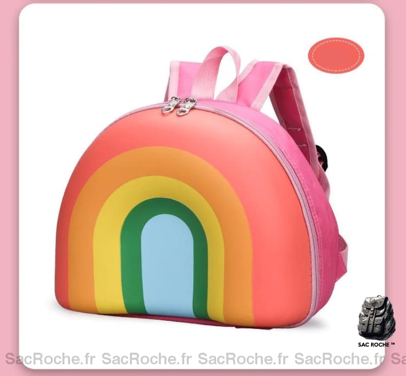 Sac à dos lilliputien rigide pour enfant arc en ciel