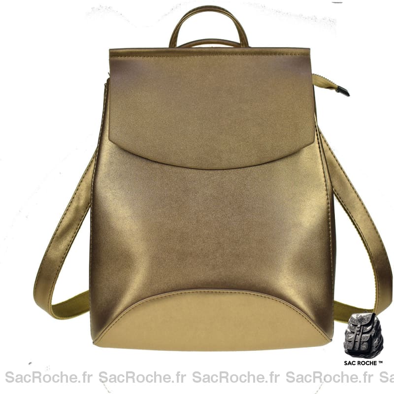 Sac À Dos Femme Doré Glamour