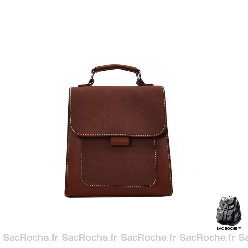 Sac À Dos Femme Élégant Cuir Simili Petite Taille