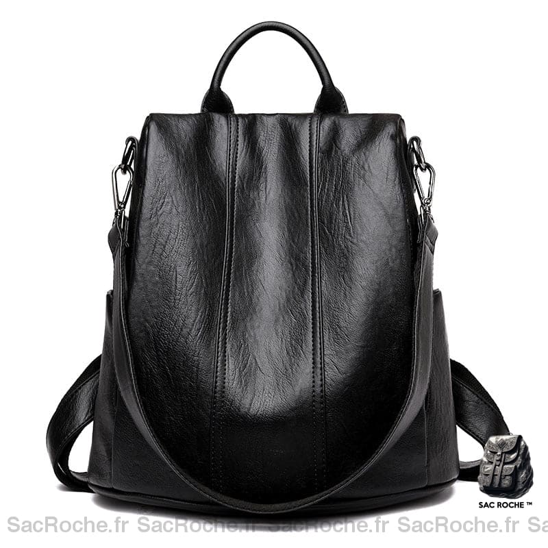 Sac À Dos Femme Noir Cuir