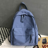 Découvrir le modèle Bleu Sac à dos femme tendance en toile - modèle Bleu - Sac Roche ™