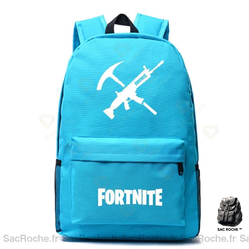 Sac À Dos Fortnite Bleu Clair Enfant