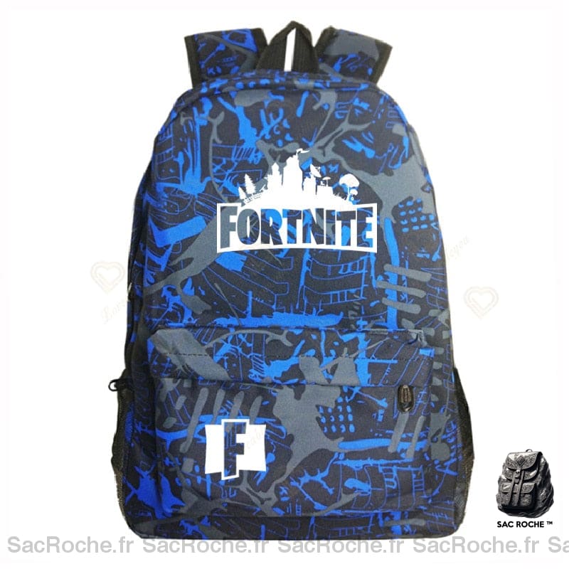 Sac À Dos Fortnite Bleu/Noir Ado