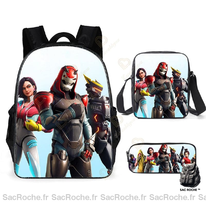 Sac À Dos Fortnite Complet Triptyque Enfant