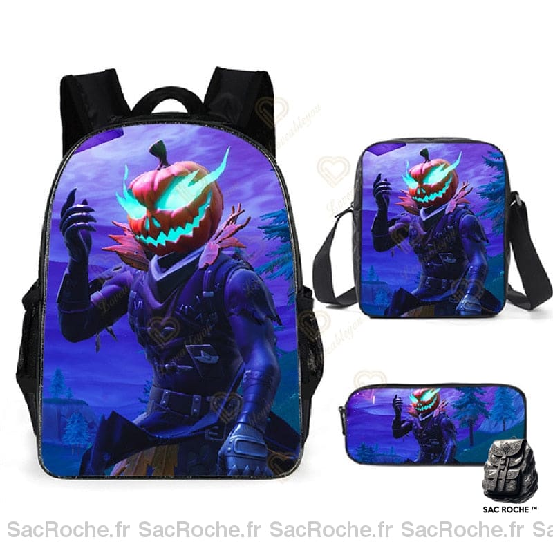 Sac À Dos Fortnite Halloween Citrouille Ado