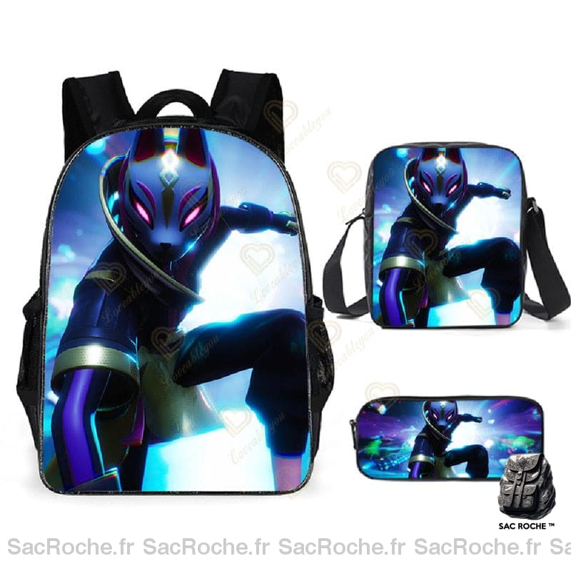 Sac À Dos Fortnite Noir Chevalier Enfant