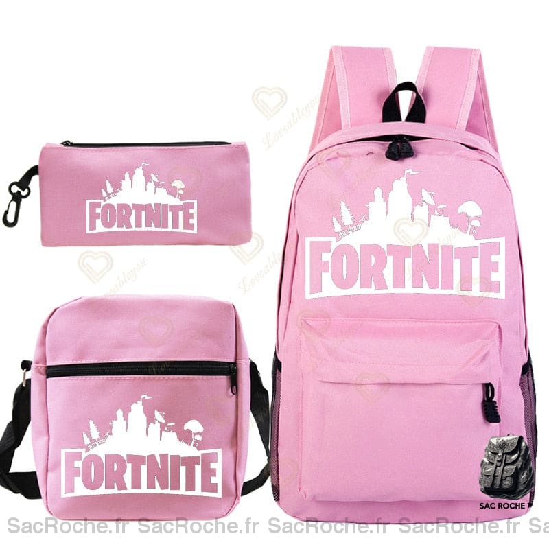 Sac À Dos Fortnite Rose Vif Ado