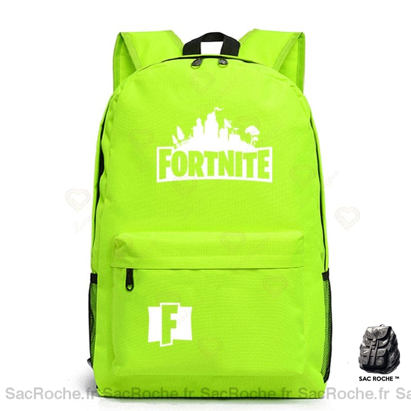 Sac À Dos Fortnite Vert - Nouveau Modèle Enfant