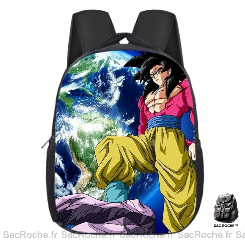 Sac à dos Dragon Ball GT Son Goku niveau quatre motif coloré