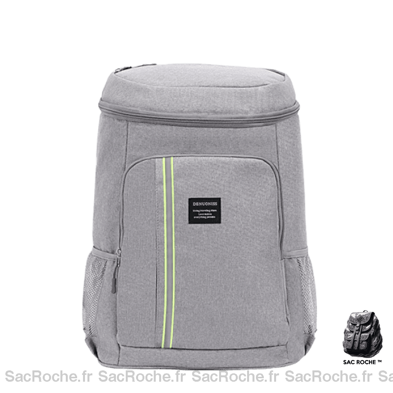 Sac À Dos Gris Lunch Box Dos Isotherme