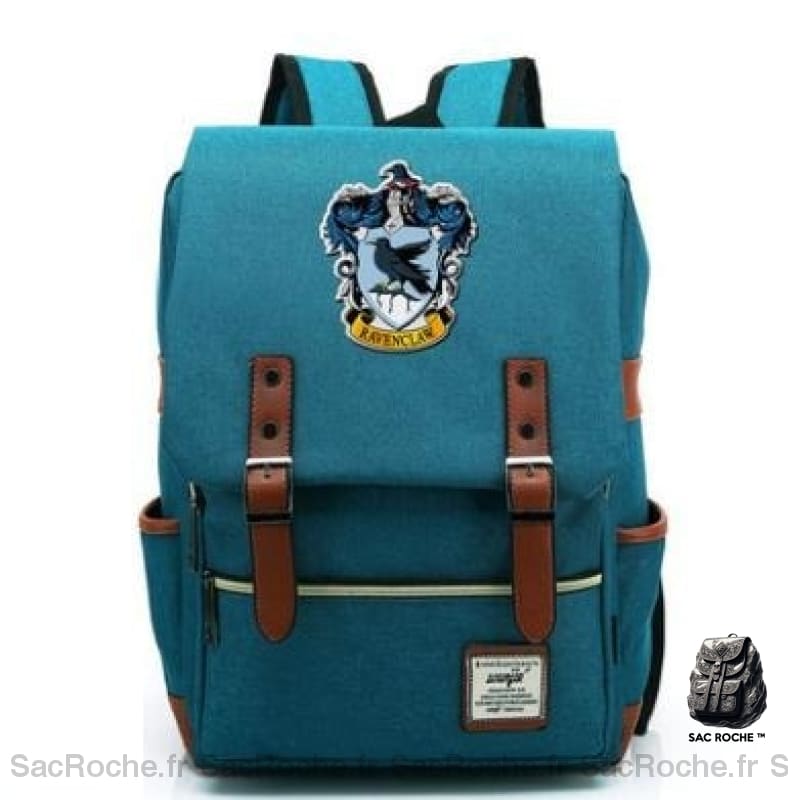 Sac À Dos Harry Potter Bleu Collège Ado