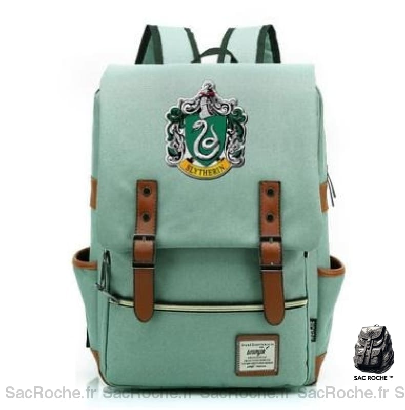 Sac À Dos Harry Potter Vert Stylé Ado