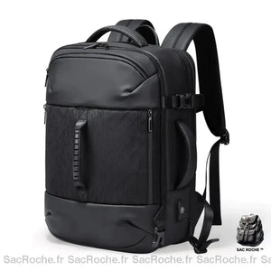 Sac À Dos Homme 17 Pouces Noir Sac Ordinateur