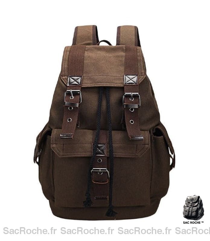 Sac À Dos Homme Écolo Petit Marron