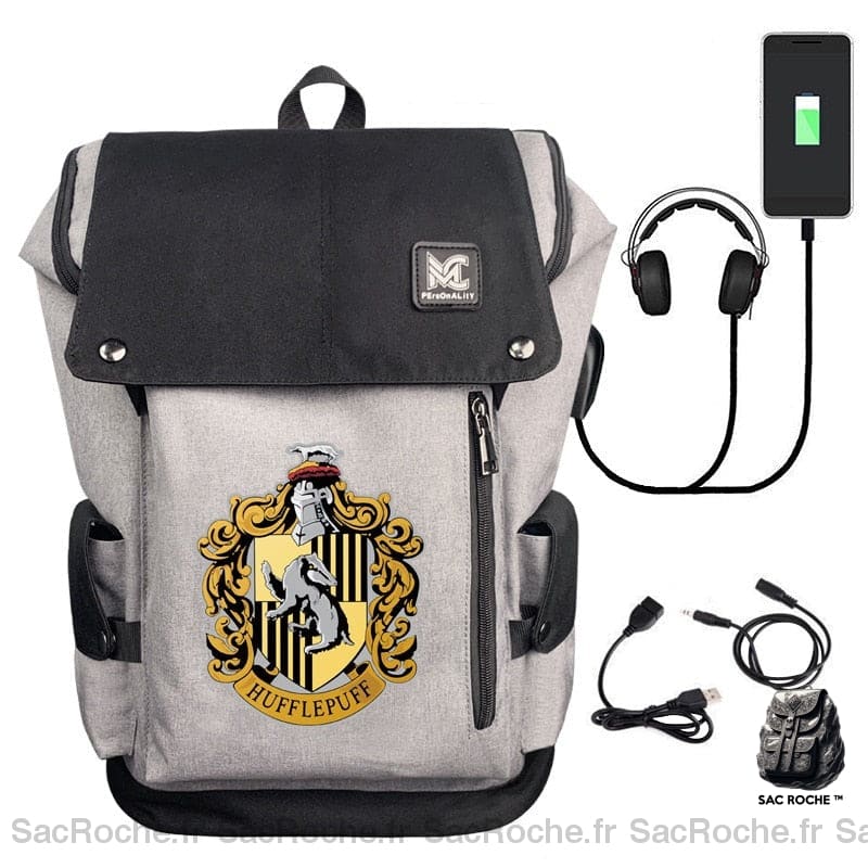 Sac À Dos Hufflepuff École Hogwarts Ado