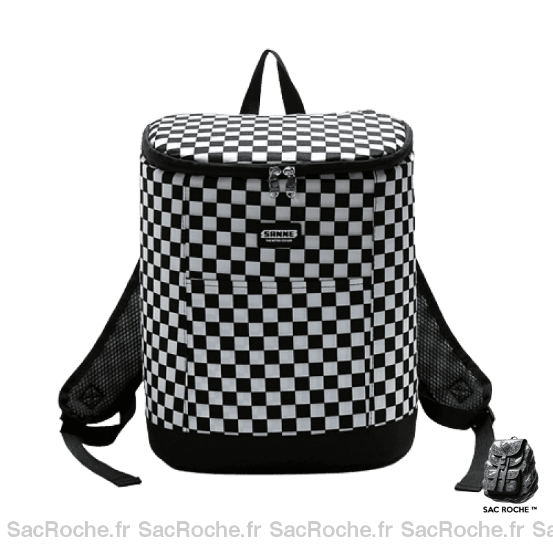 Sac À Dos Isotherme Damier: Pratique Et Stylé