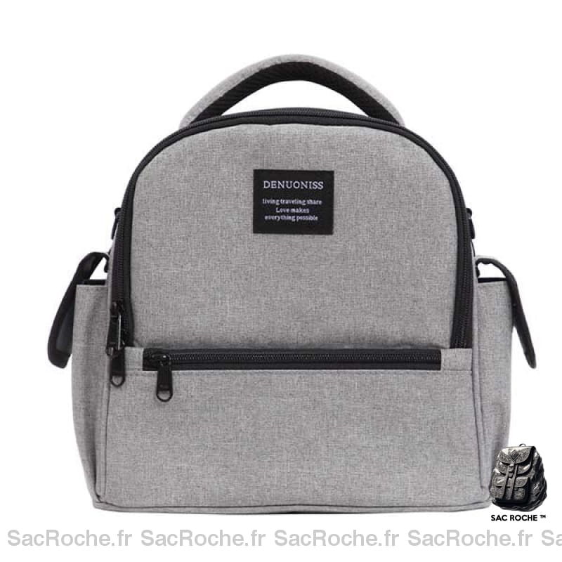 Sac À Dos Isotherme Gris 10L Dos Isotherme