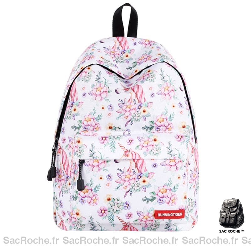 Sac à dos licorne et fleur - Sac à dos scolaire Sac à dos fille