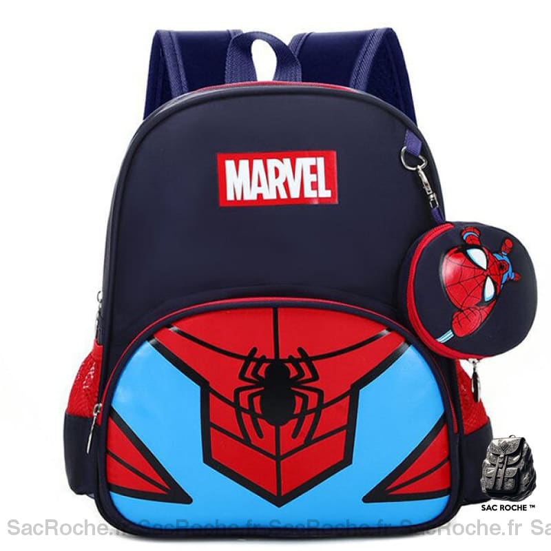 Sac À Dos Marvel Bleu École Maternelle Spider Man Foncé Sacs Dos Scolaire
