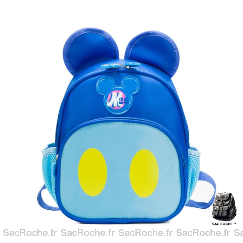 Sac À Dos Mickey Bleu Oreilles Enfant