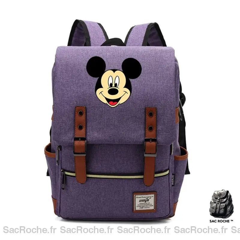 Sac À Dos Mickey Maternelle Rouge Violet / M Sac