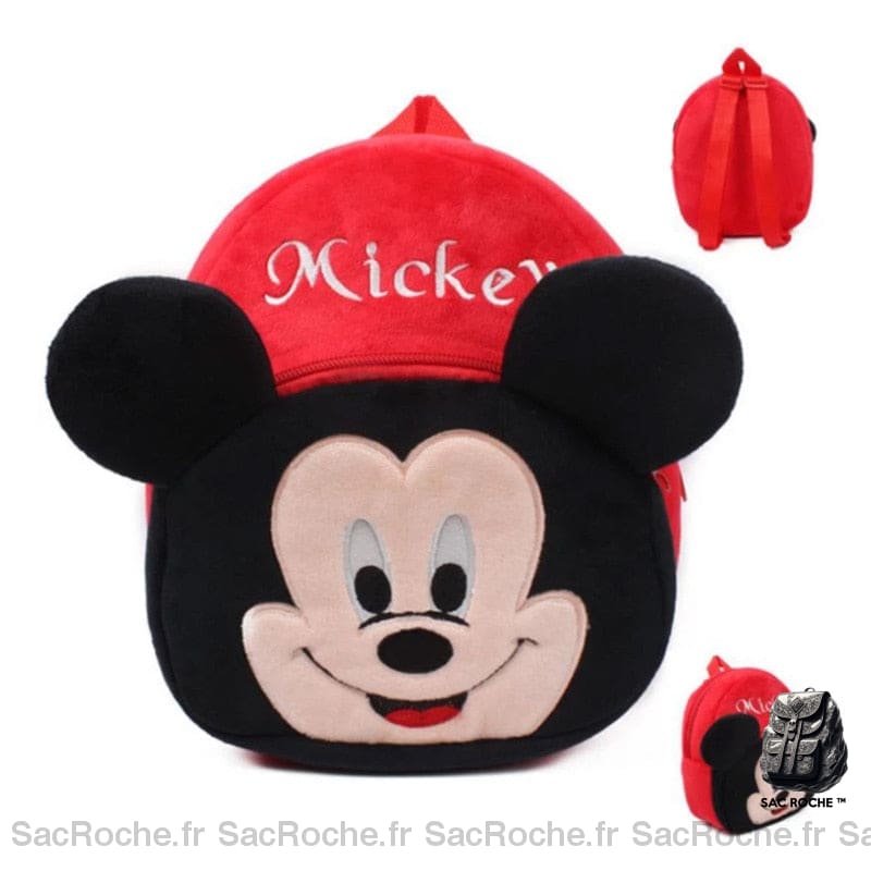 Sac À Dos Mickey Peluche Enfant