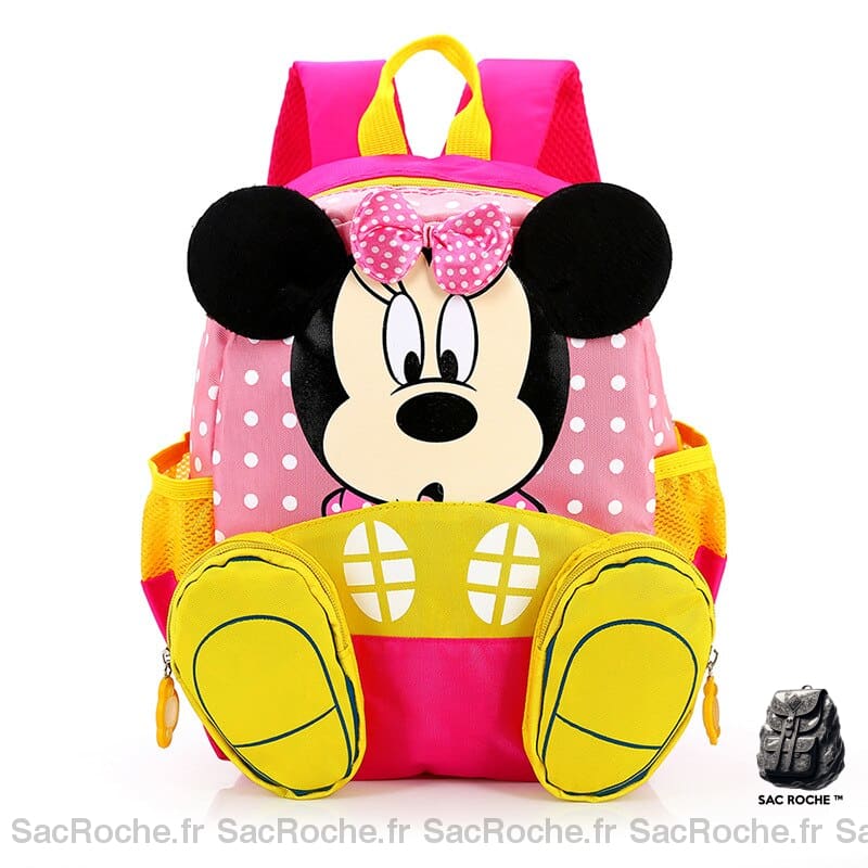 Sac à dos Minnie Mouse rose - Minnie Mouse Mickey la souris