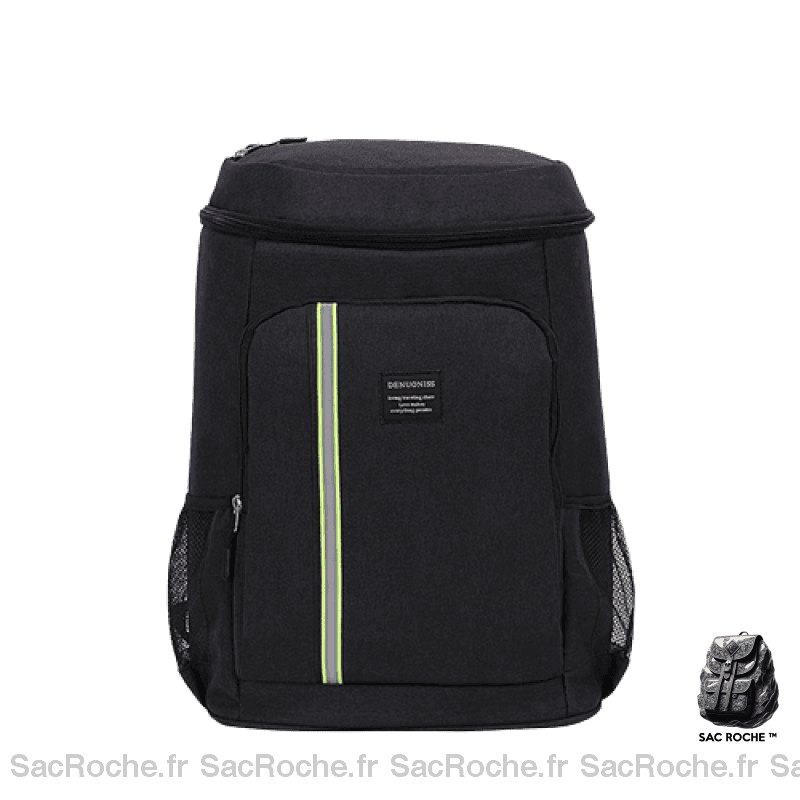 Sac À Dos Noir Lunch Box Dos Isotherme