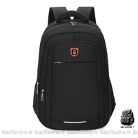 Sac À Dos Noir Spacieux - Tendance Noir Sacs Scolaire