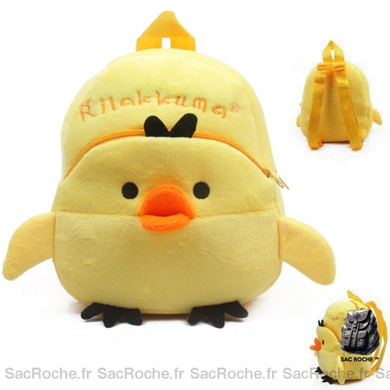 Sac À Dos Peluche Mignon Poussin Enfant