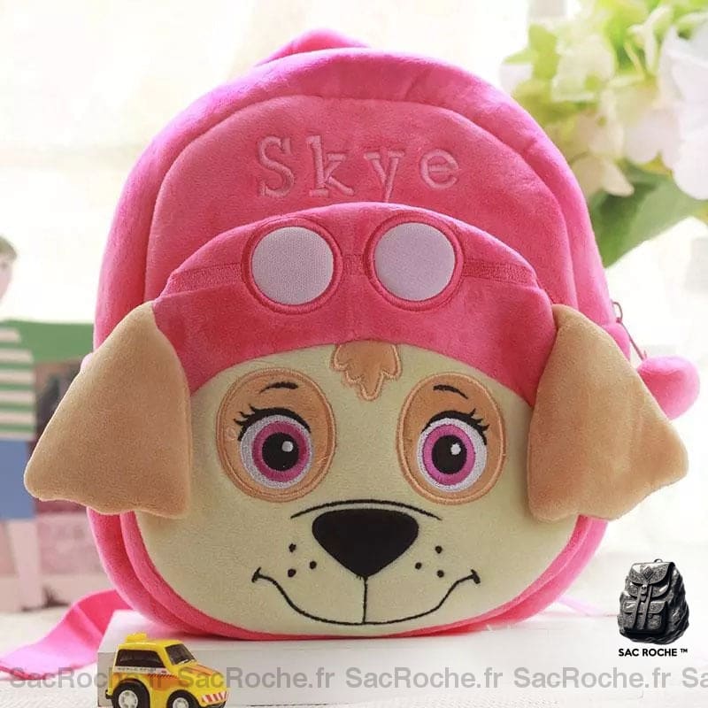 Sac À Dos Peluche Skye Pat Patrouille Enfant