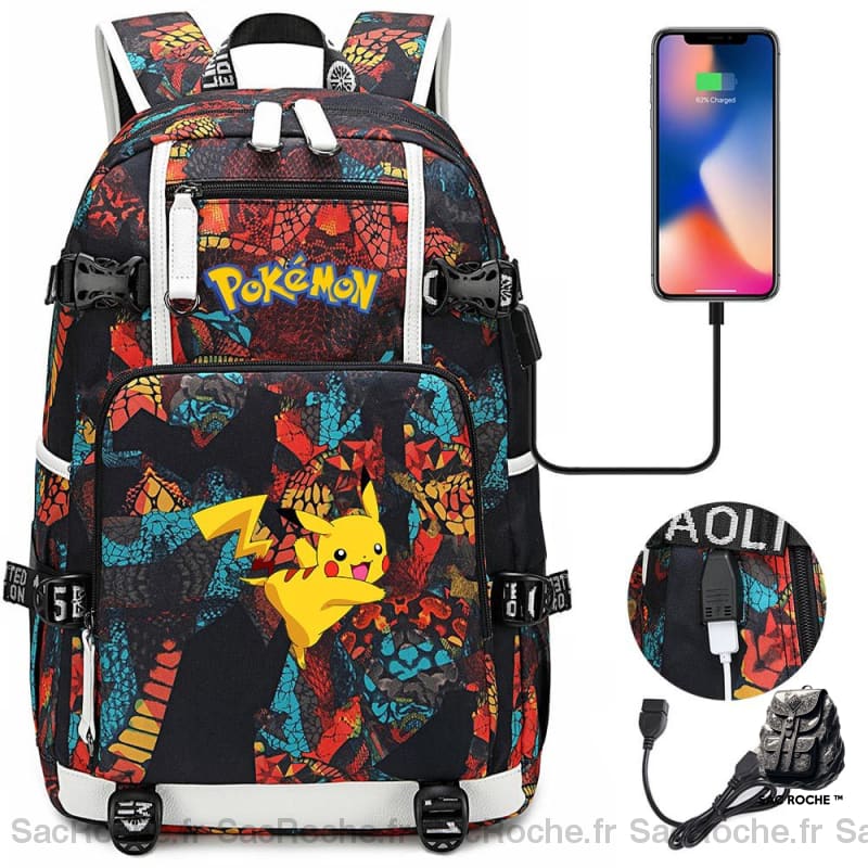 Sac À Dos Pikachu Adventure Enfant