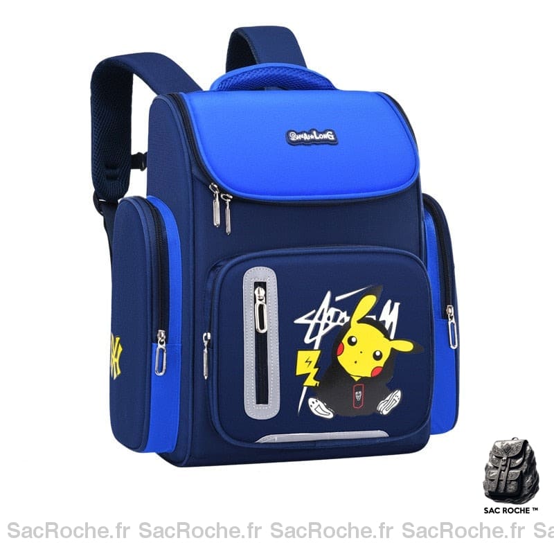 Sac À Dos Pikachu Bleu Primaire Enfant