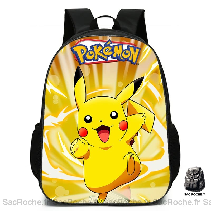 Sac À Dos Pikachu Jaune Électrisant Enfant