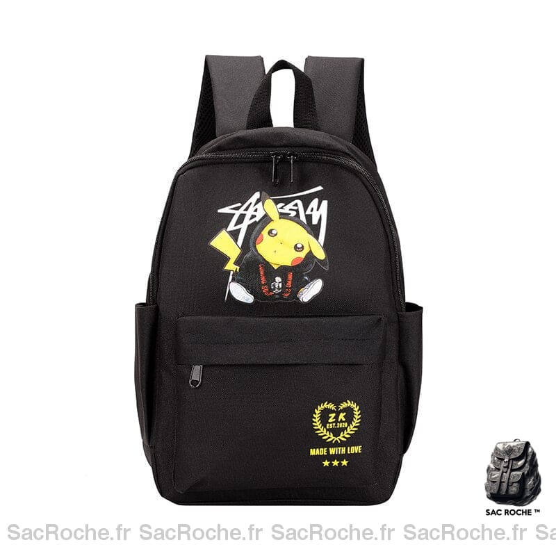 Sac À Dos Pikachu Noir Trendy Enfant