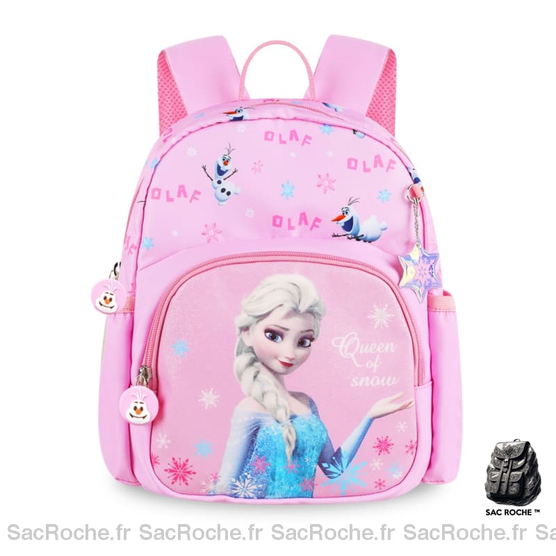 Sac À Dos Rose Disney Elsa Enfant