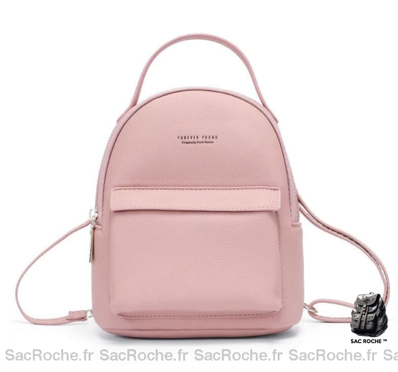 Sac À Dos Rose Femme Mini Rose