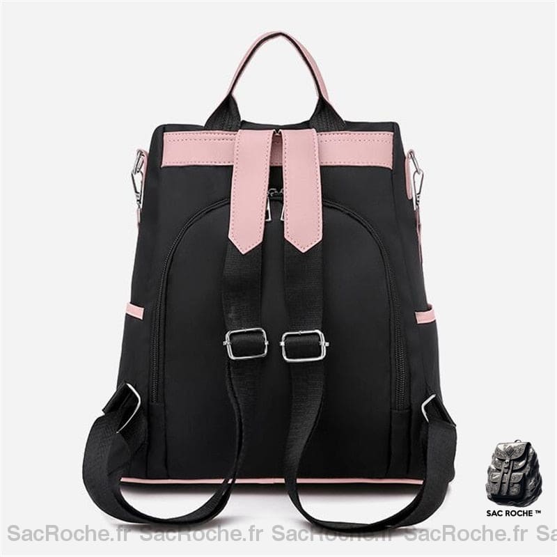 Sac À Dos Rose Noir Étanche Femme